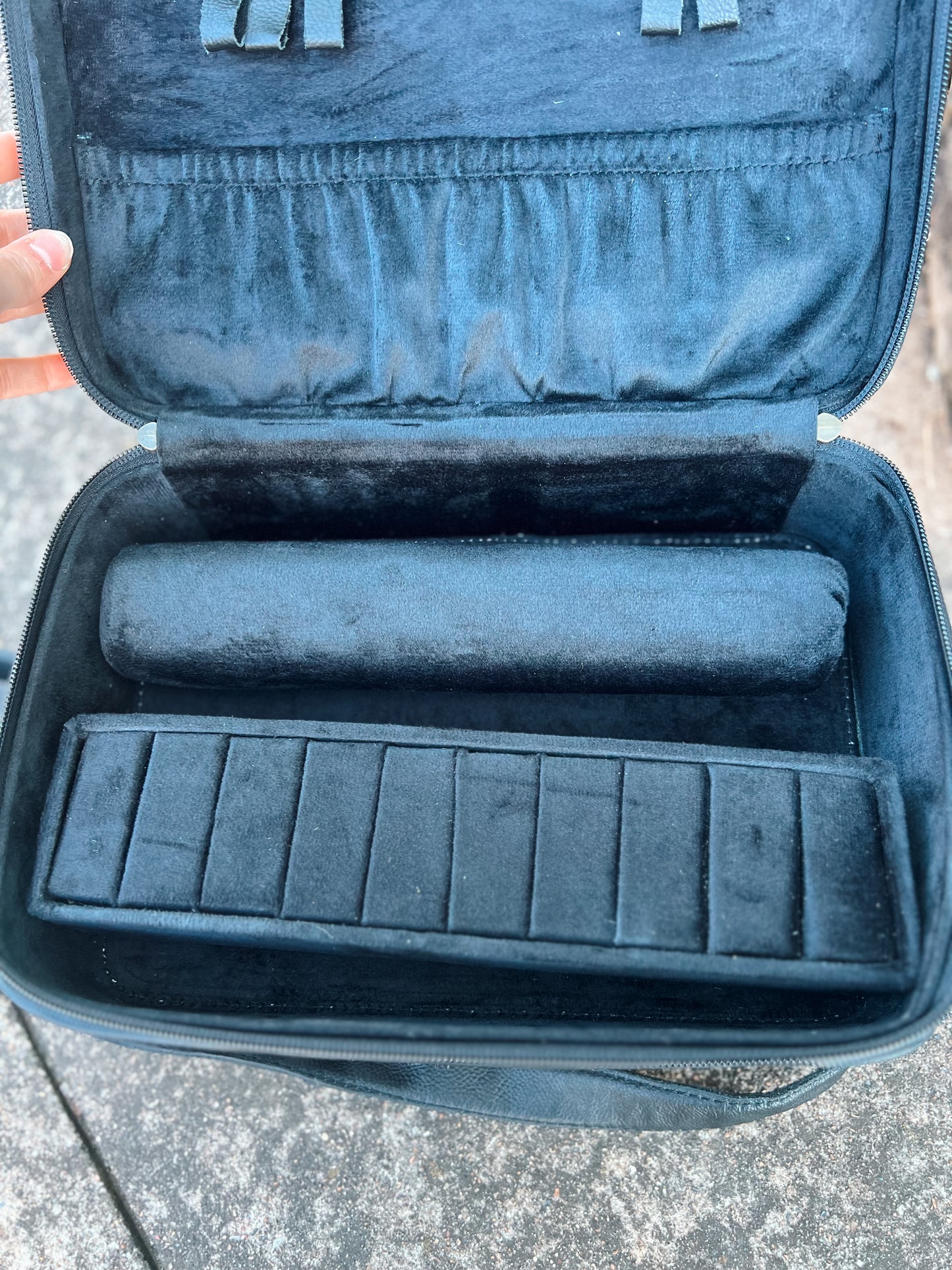 Checkered Travel Jewelry Case