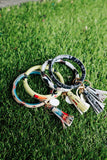 Bangle Keyring with Tassel