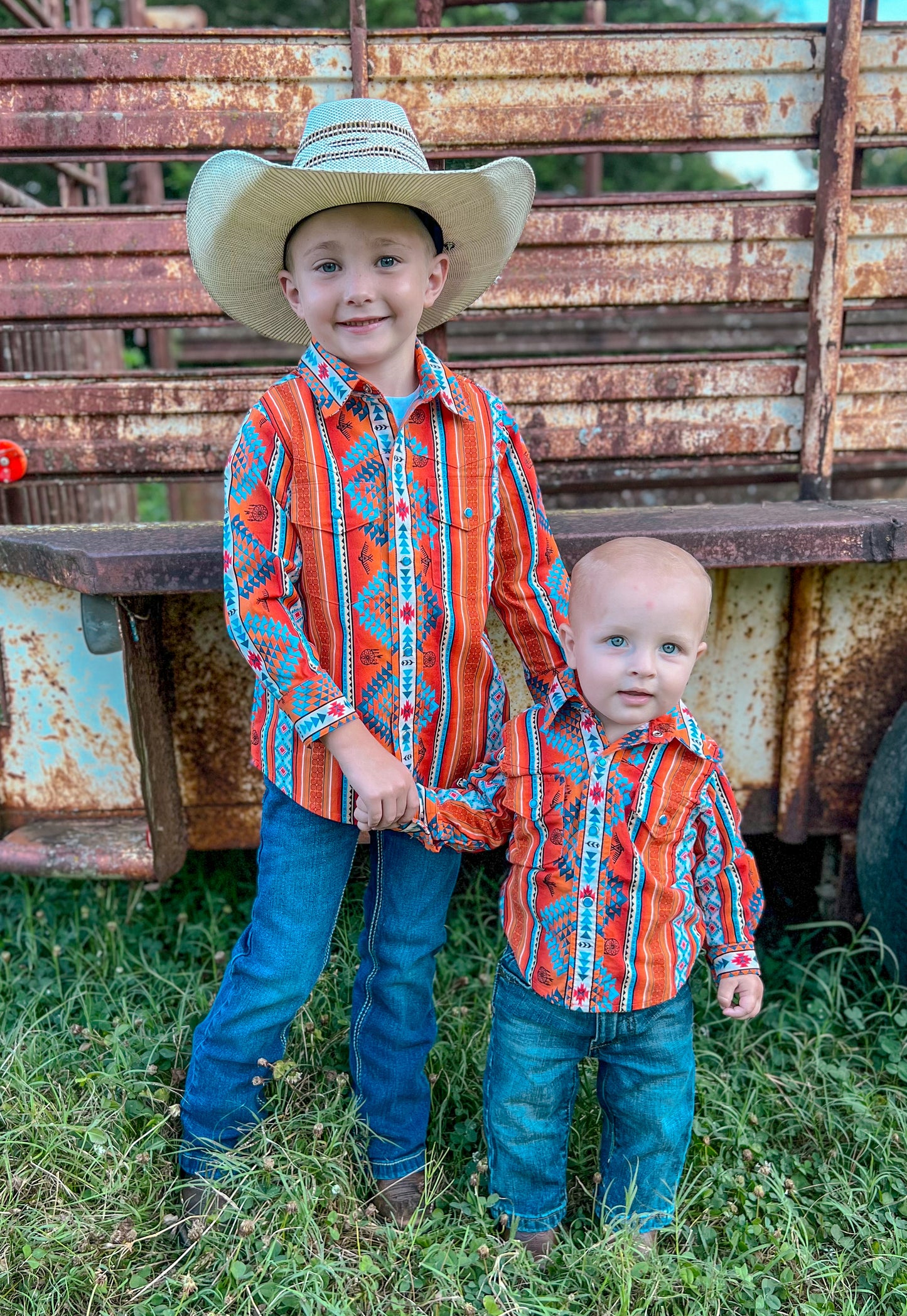 Kids Clementine Button Up