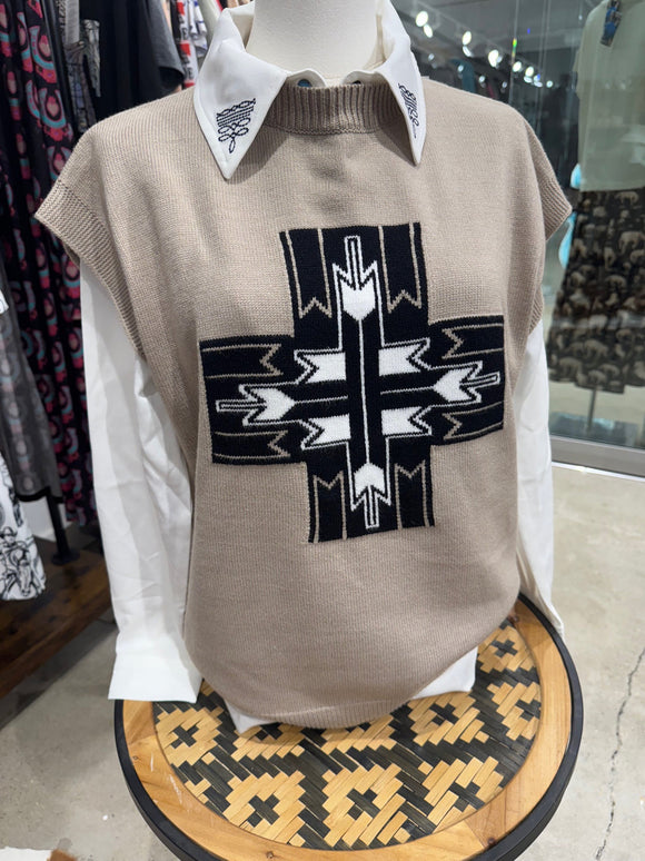 Santa Fe Cross Sweater Vest