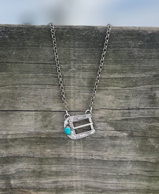 Belt Buckle Necklace
