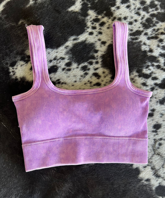 The Stevie Padded Top *Violet