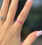 Pink Opal Inlay Ring
