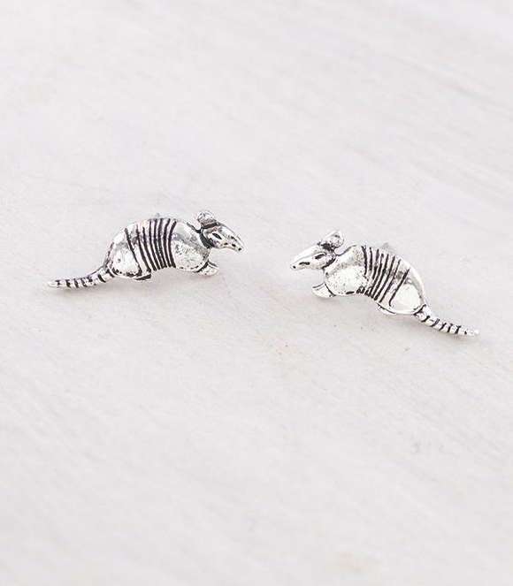 Armadillo Stud Earrings