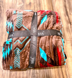 Xenia King Throw Blanket