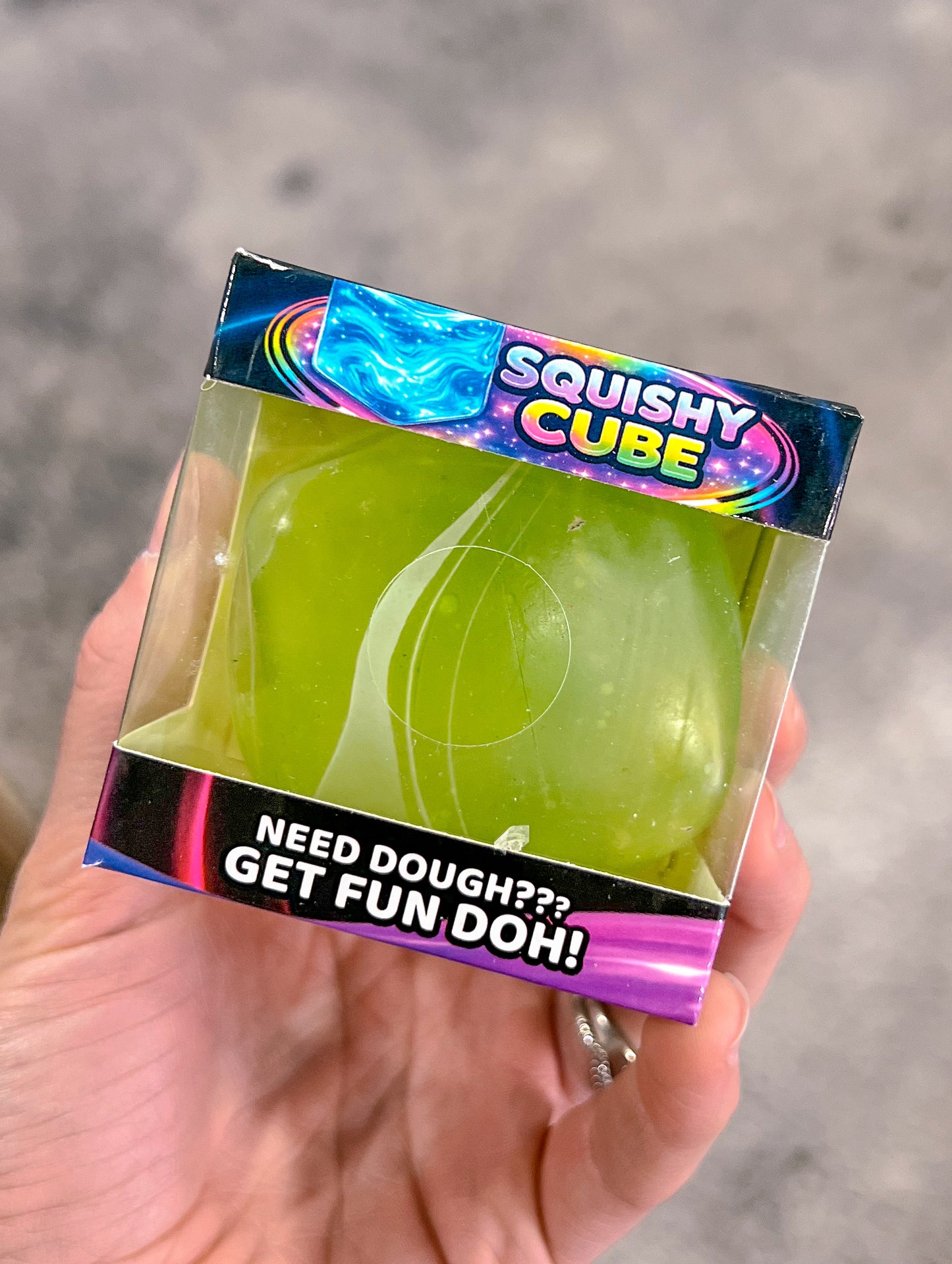 Fun Doh Swirl Cube Squishy