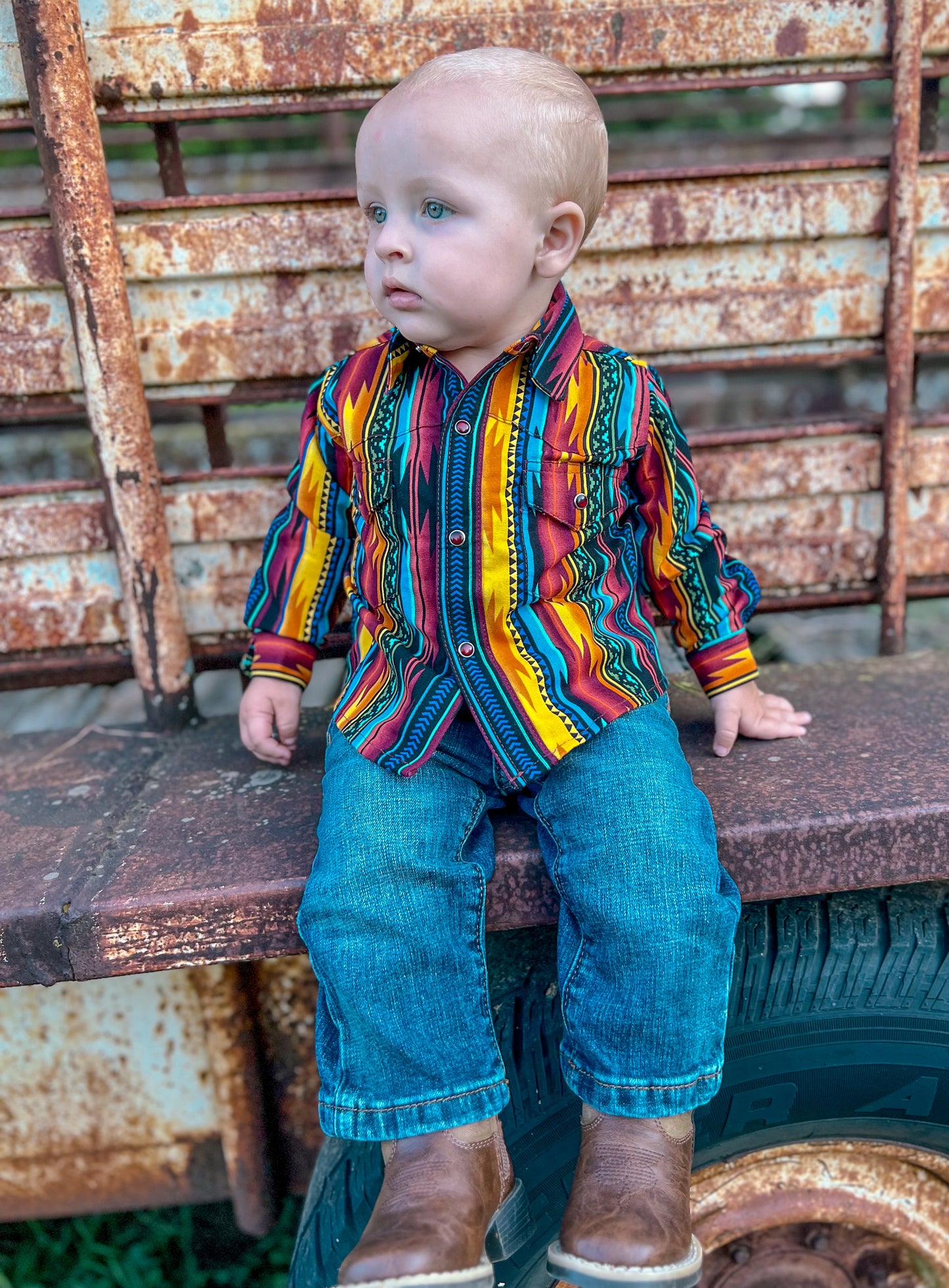 Kids Waddie Button Up