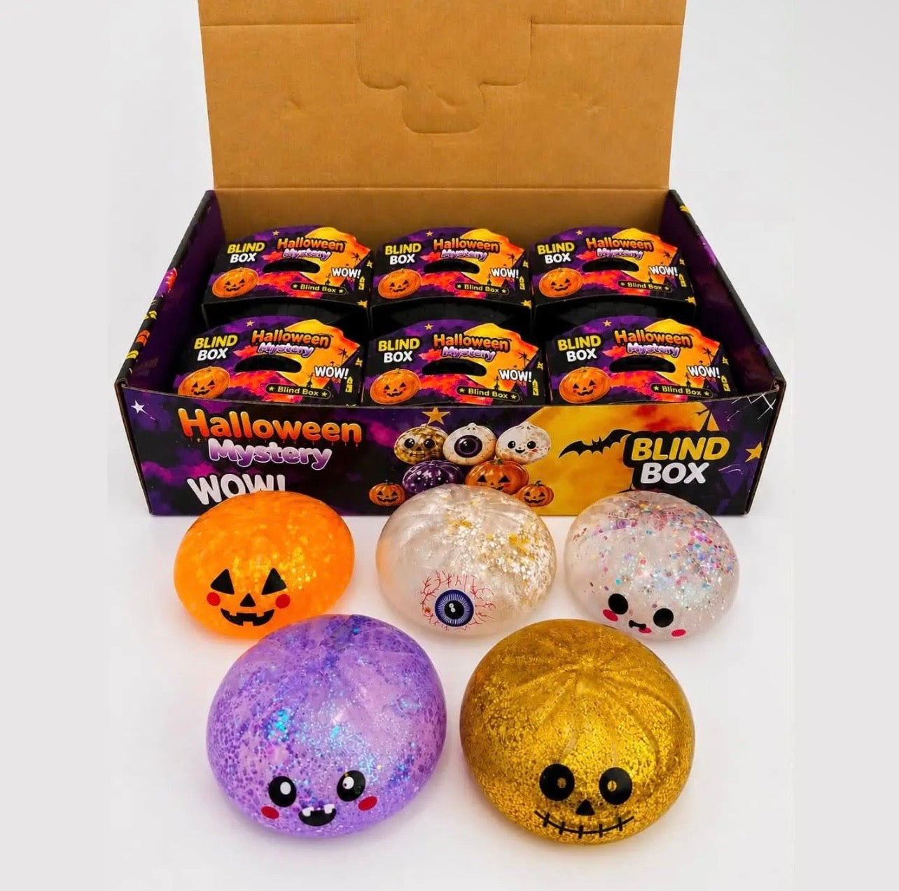 Halloween Mystery Maltose Glitter Dumpling Squishy