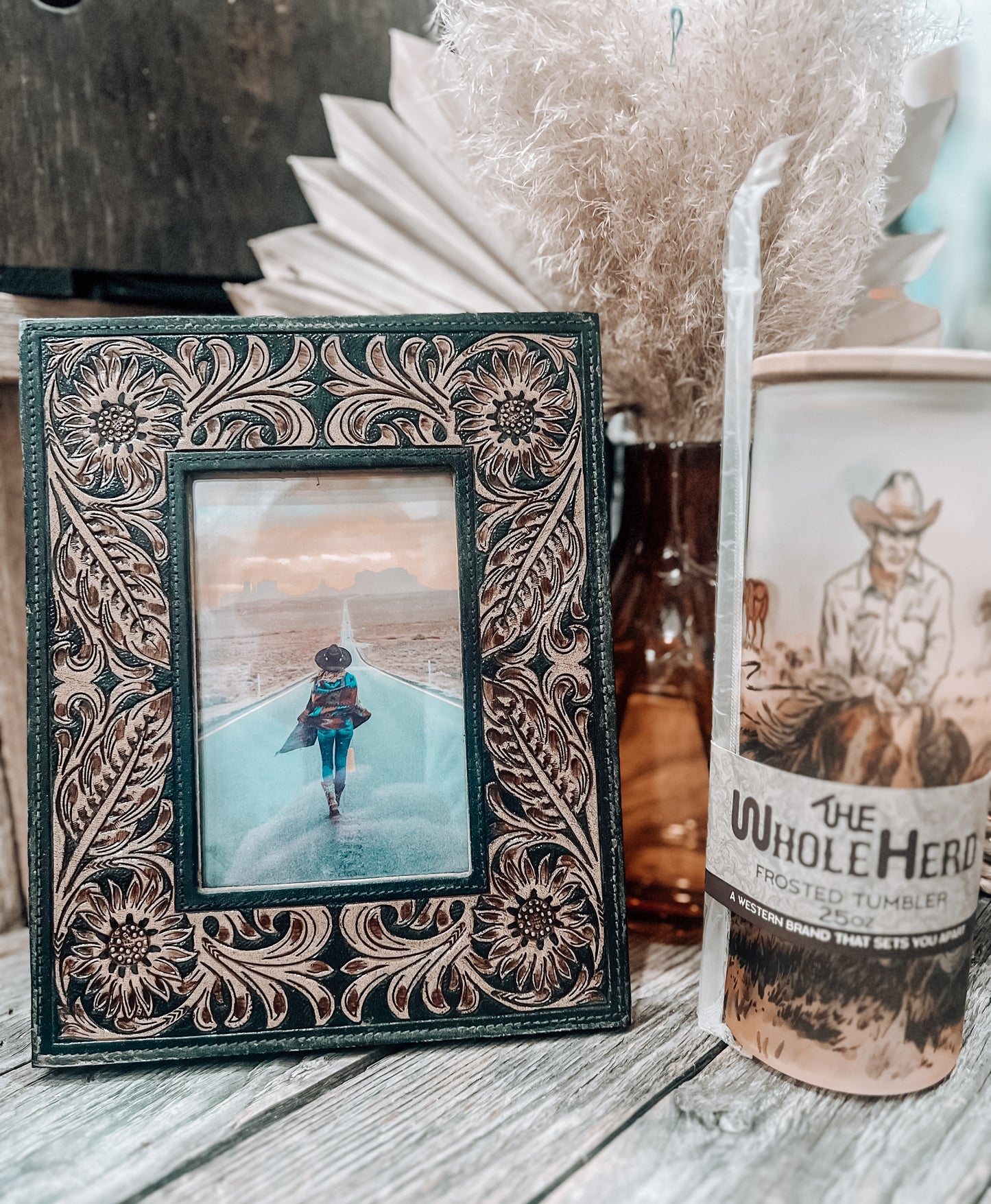 Wyburn Canyon Tooled Picture Frame