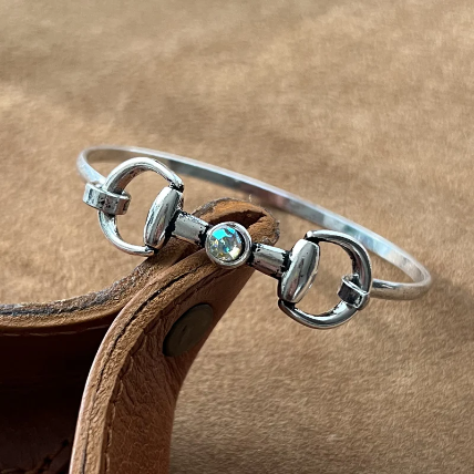Horse Bit Bangle Bracelet