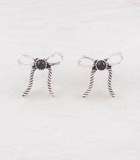Rope Bow Earrings
