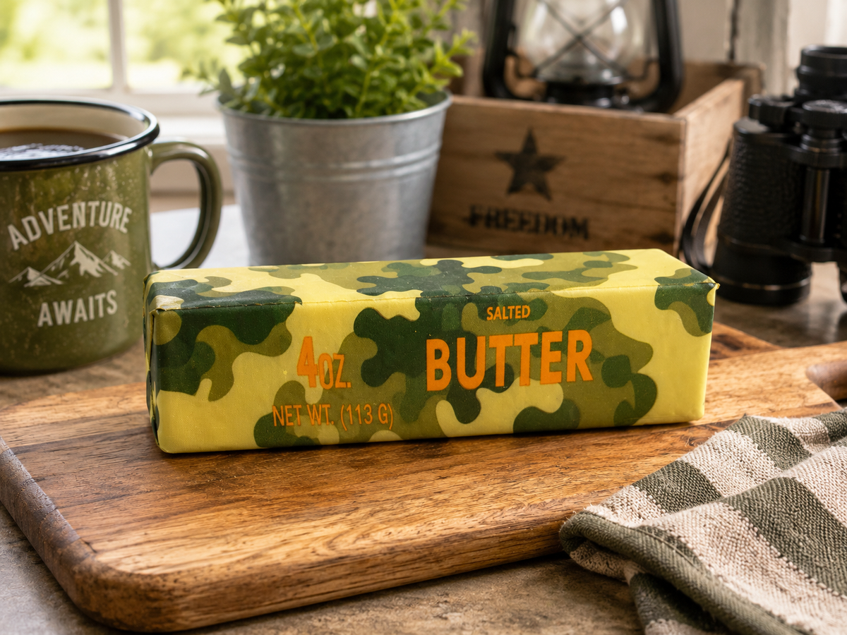 Camouflage Butter Squishy