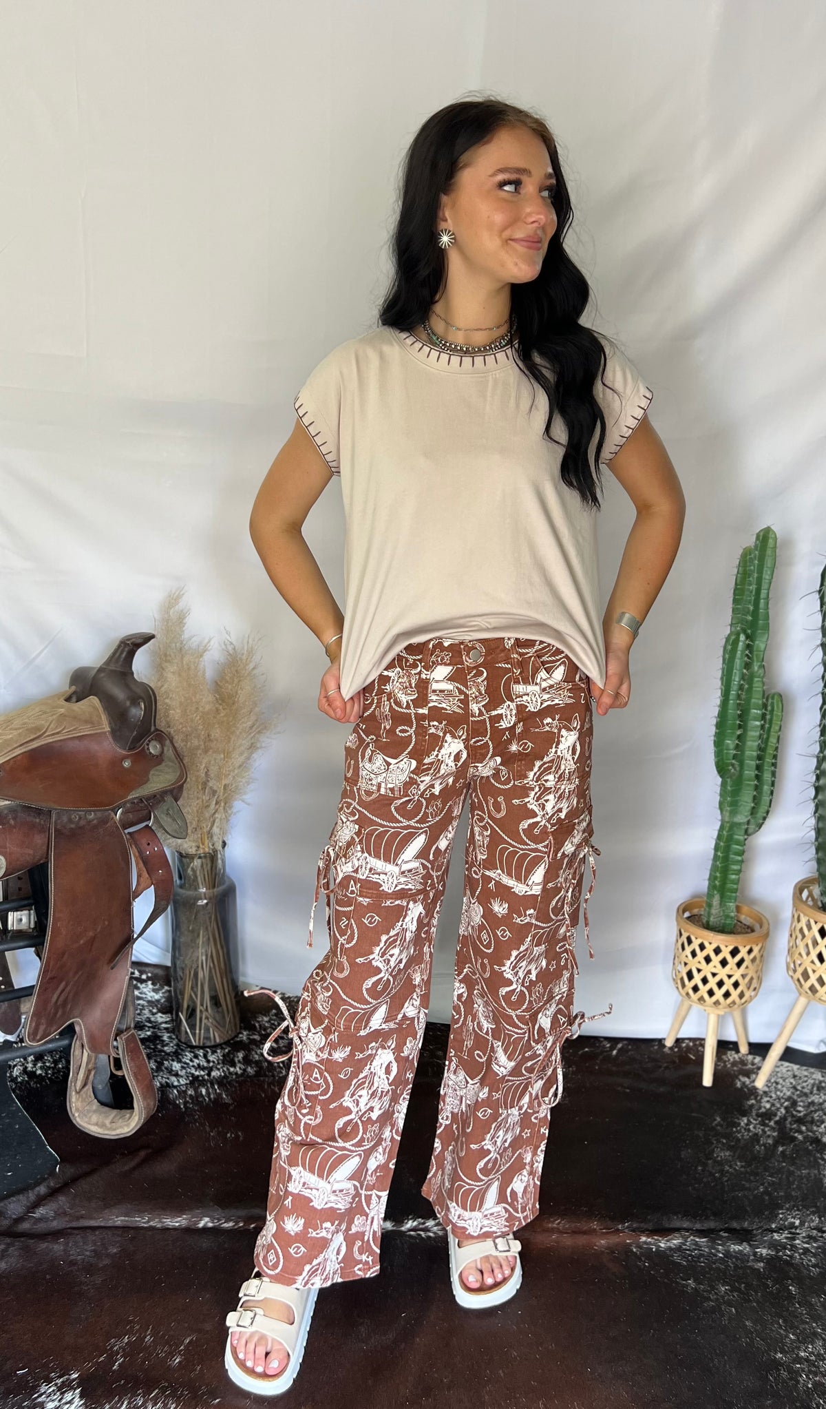 The Clara Top *Sand