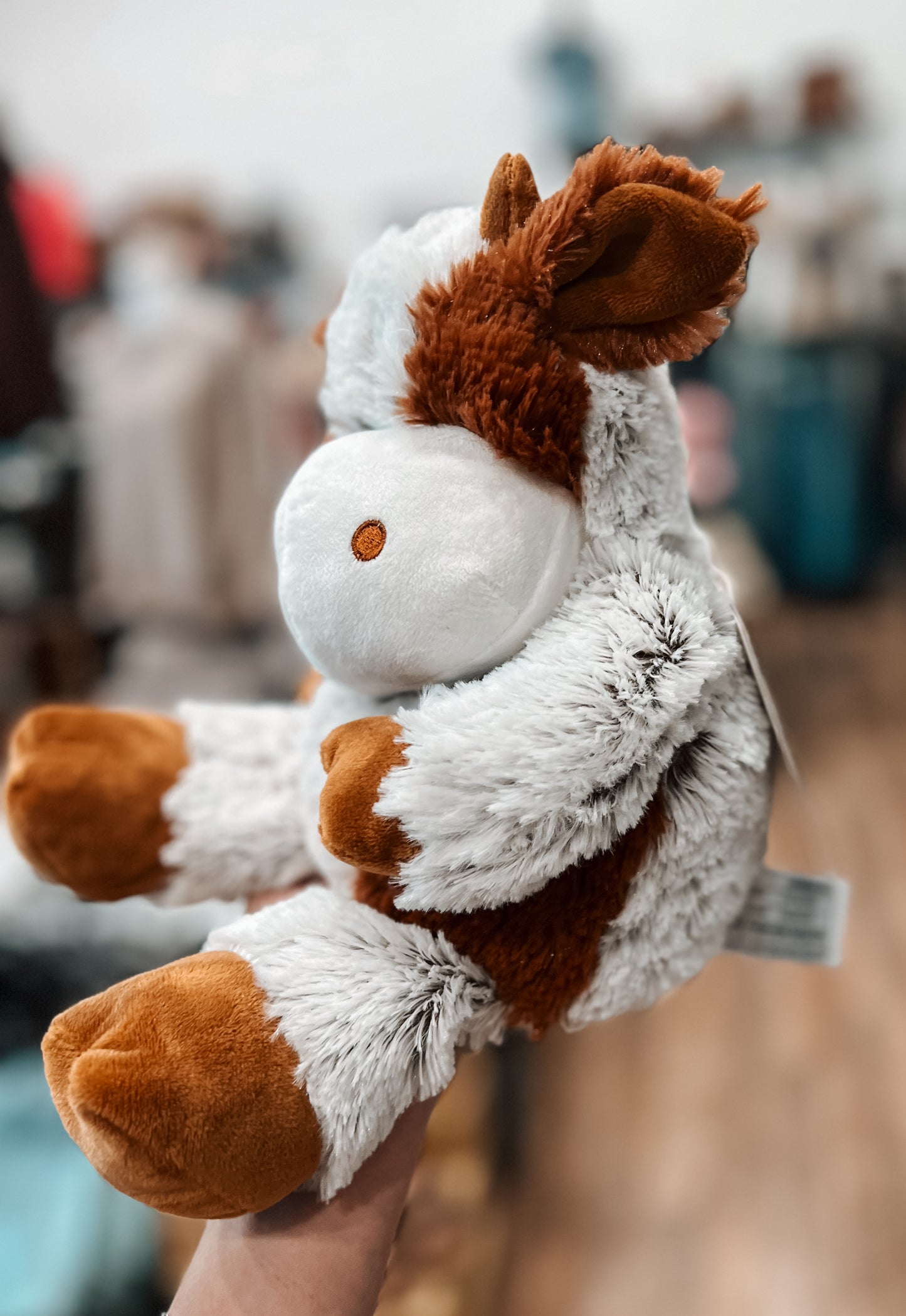 Cinnamon Latte Cow Warmie