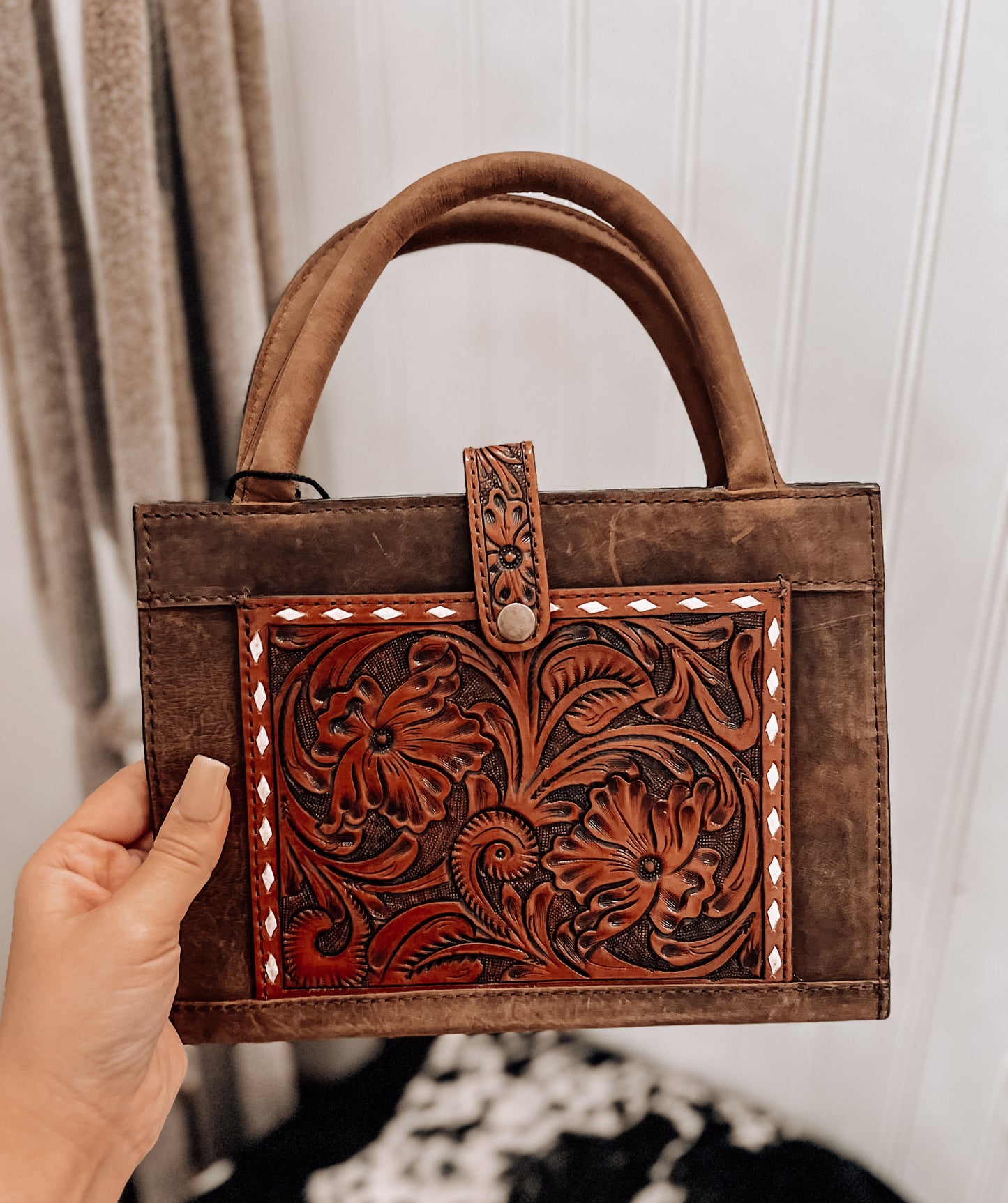 Tooled Leather Bible Cover
