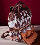 Brown Wrangler Aztec Diaper Bag