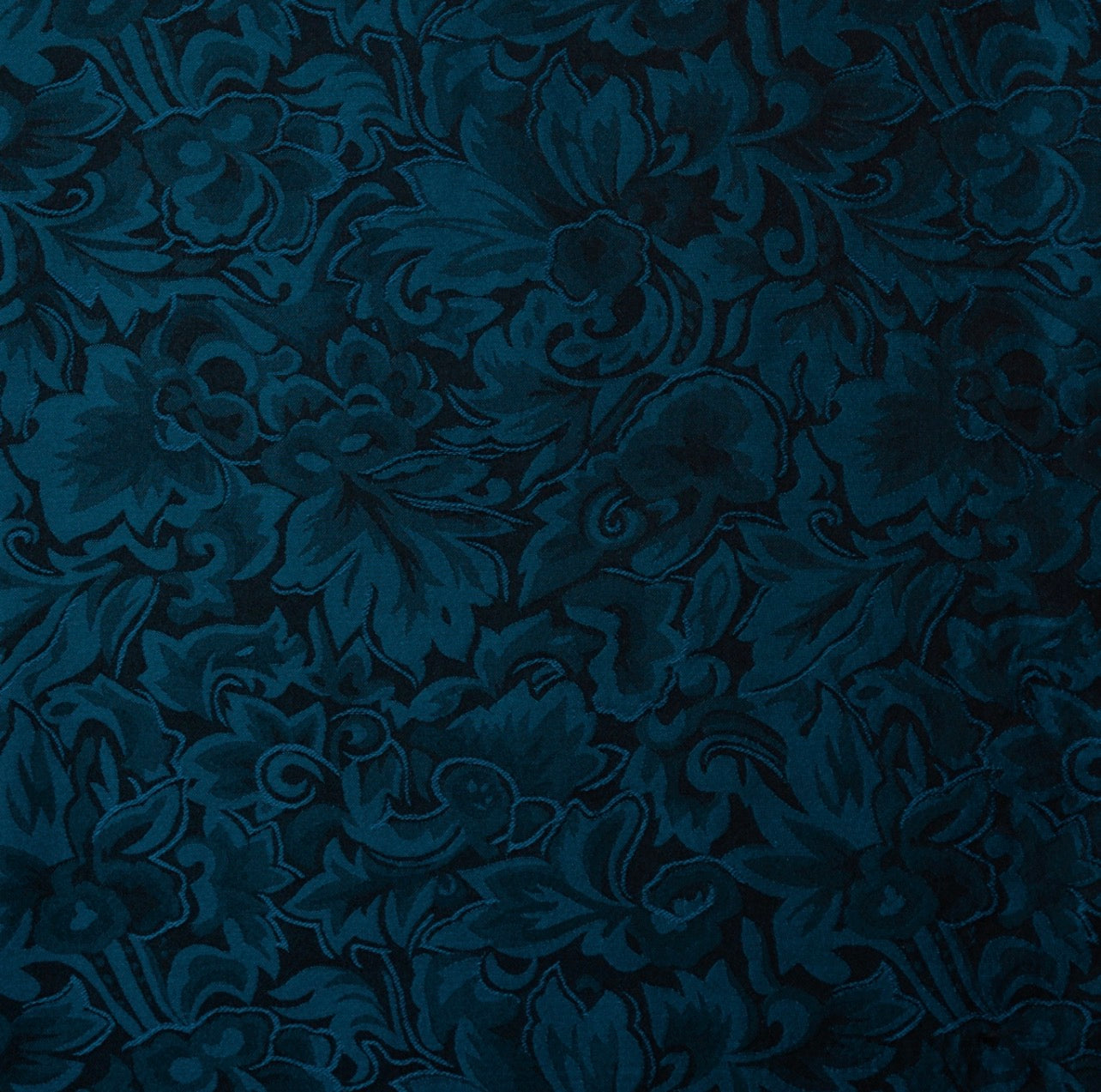 Baroque Silk Wild Rag Cobalt