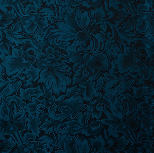 Baroque Silk Wild Rag Cobalt