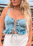 The Phoenix Denim Top