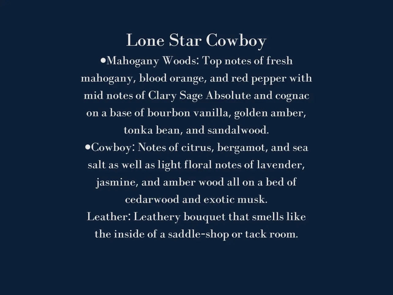 Lone Star Cowboy Wax Melts
