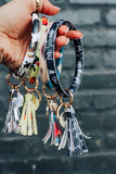 Bangle Keyring with Tassel