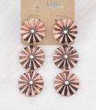 Concho Drop Earrings