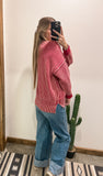 Lenna Oversized Sweater *Red