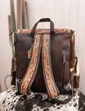 Mama Tooled Cowhide Backpack/Diaper Bag