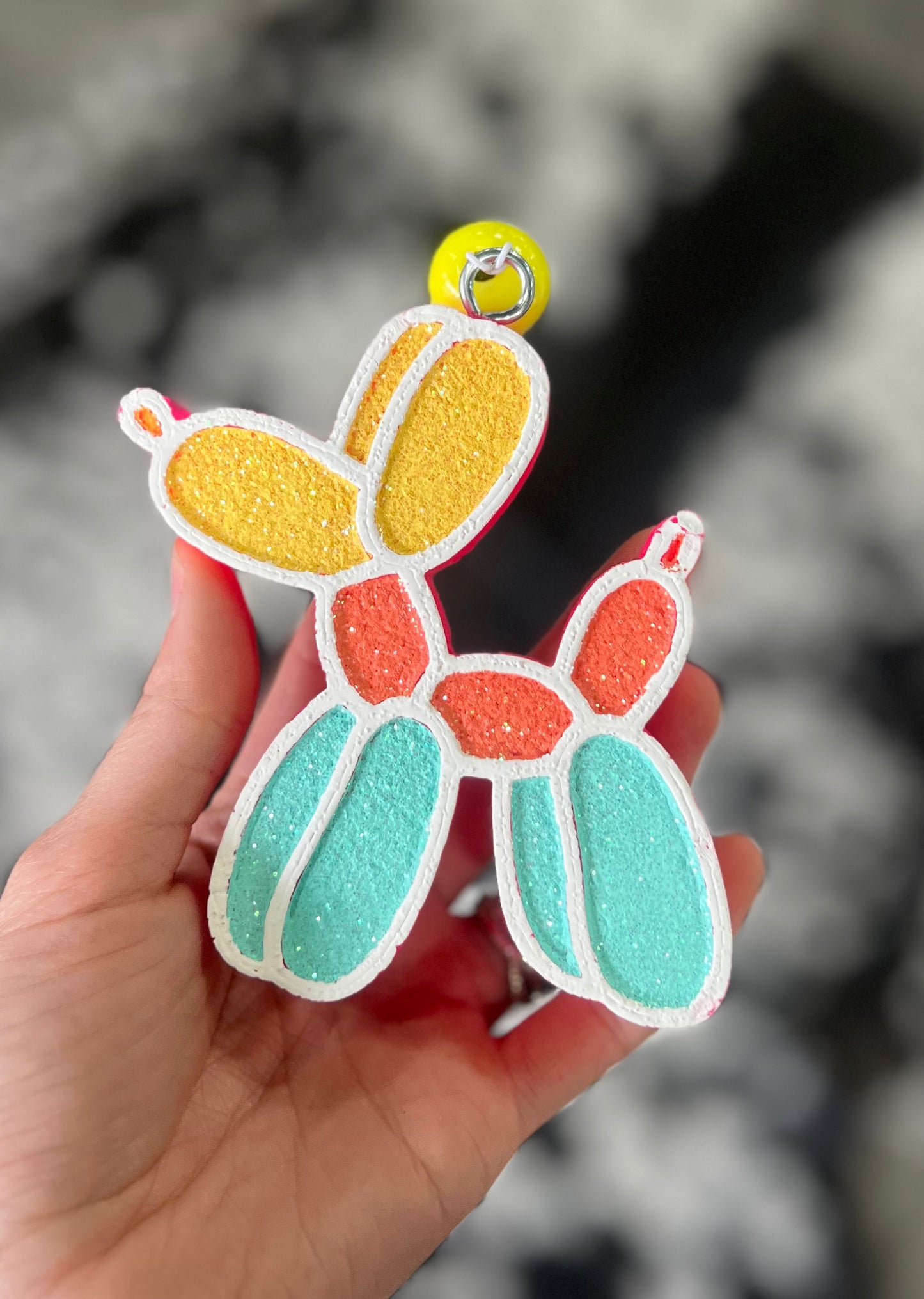 Pastels Balloon Dog Freshie- Strawberry Lemonade