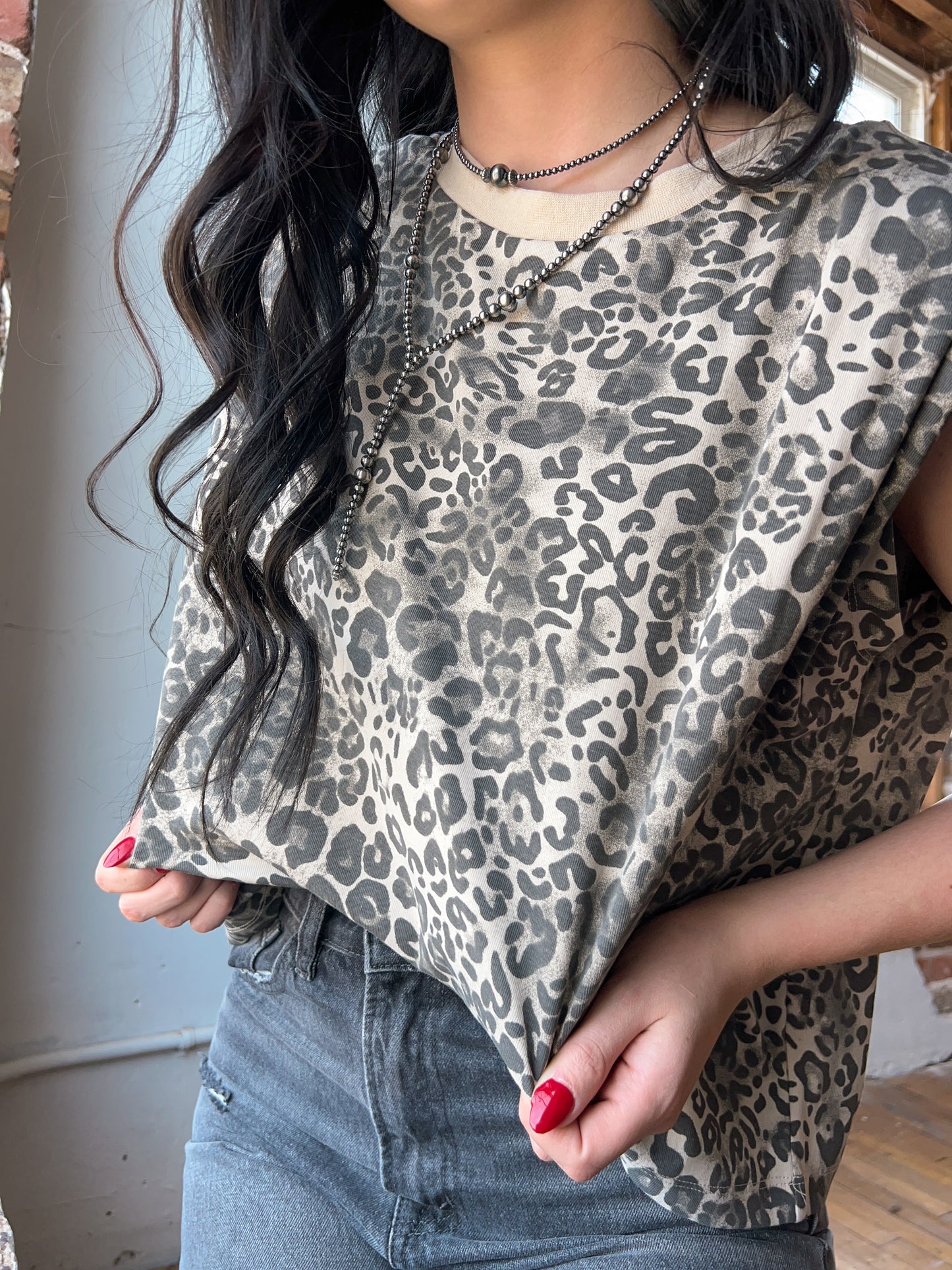 Leopard Dreams Top