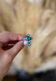 Sleeping Beauty Turquoise Cross Ring *Size 5