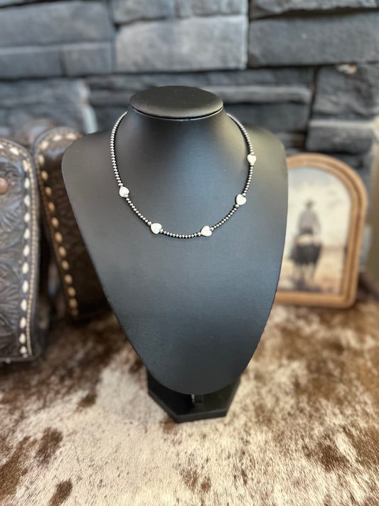 Heart of Pearl Necklace