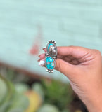 Thunder MT Authentic Turquoise Ring
