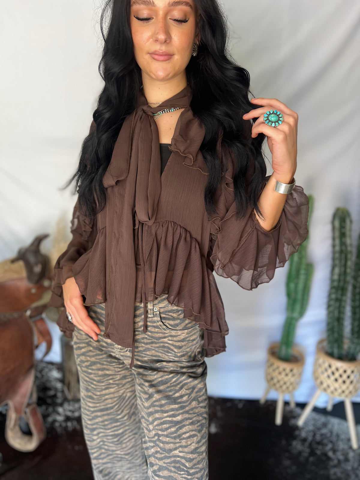 The Wild Mare Top *Mocha