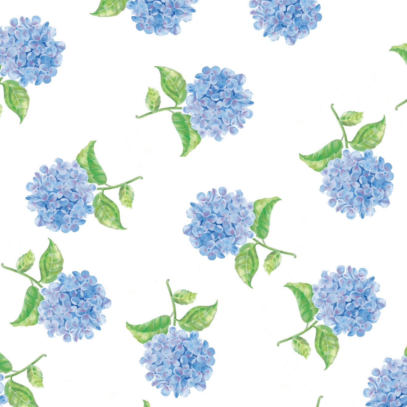 Hydrangea Baby Muslin Swaddle Blanket