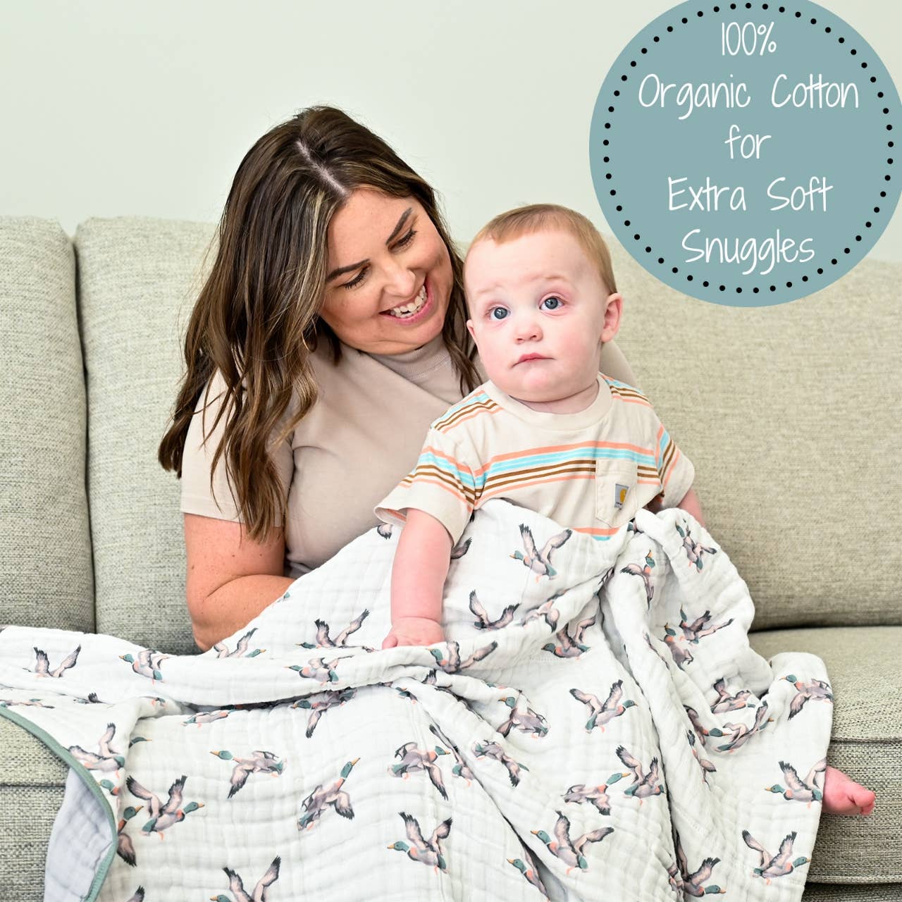 Quackin'up Muslin Quilt Baby & Kids Blanket