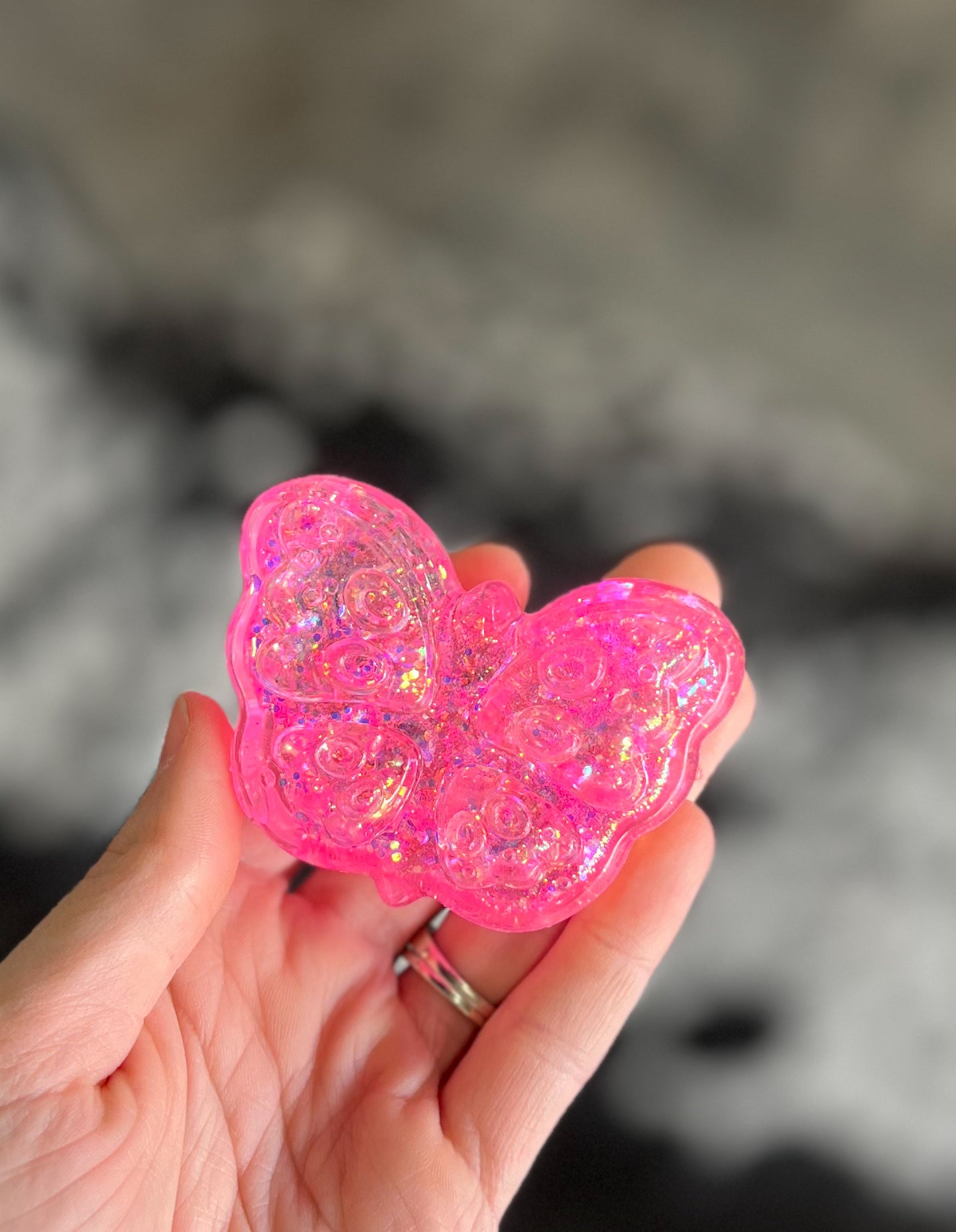 Glitter Butterfly Sugar Squeezy