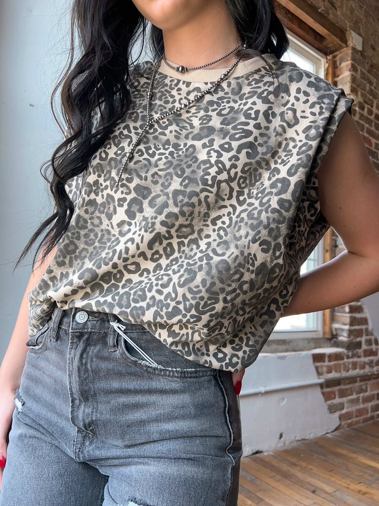 Leopard Dreams Top