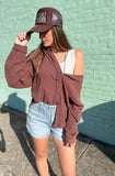 Mocha Breeze Button Down
