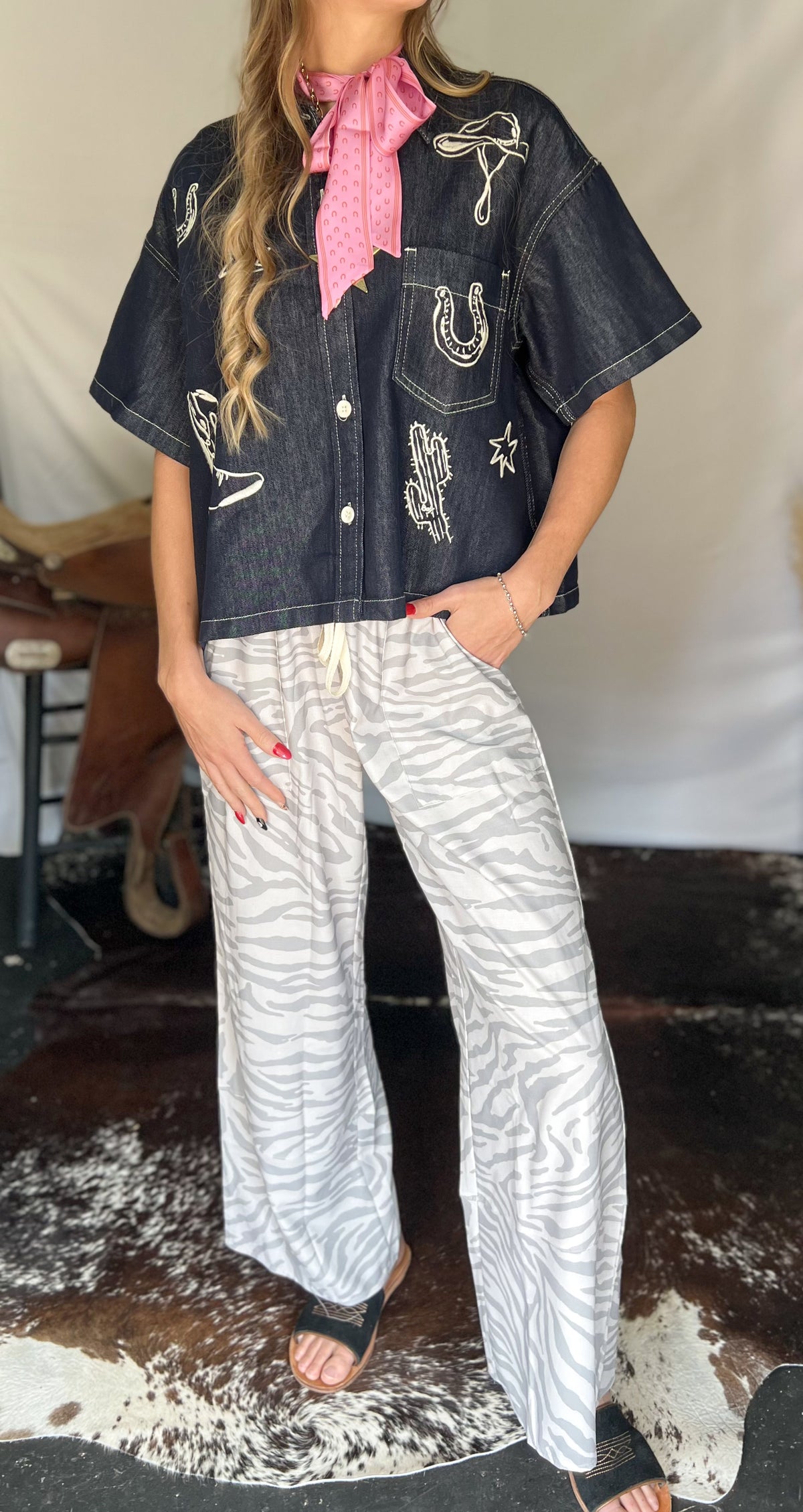 Cowgirl Classic Denim Top