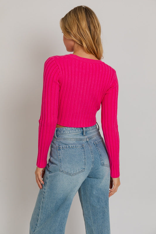 Asymmetrical Sweater Top