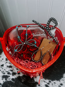 Valentines Day Basket- Navajo Pearl Lovers