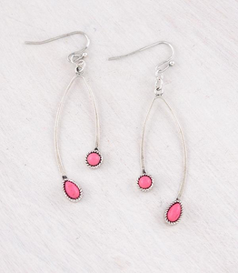 Pink Statement Earrings