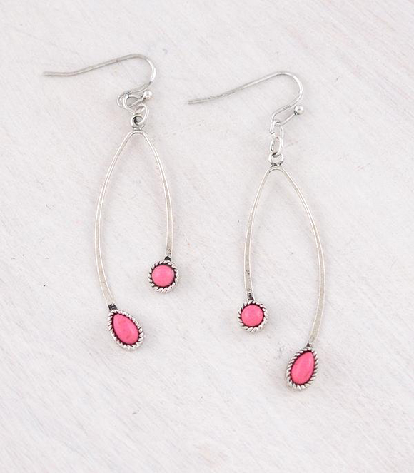 Pink Statement Earrings