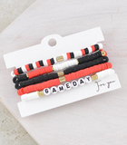 Game Day Beaded Bracelet Set 5PC