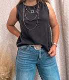 High Noon Waffle Tank