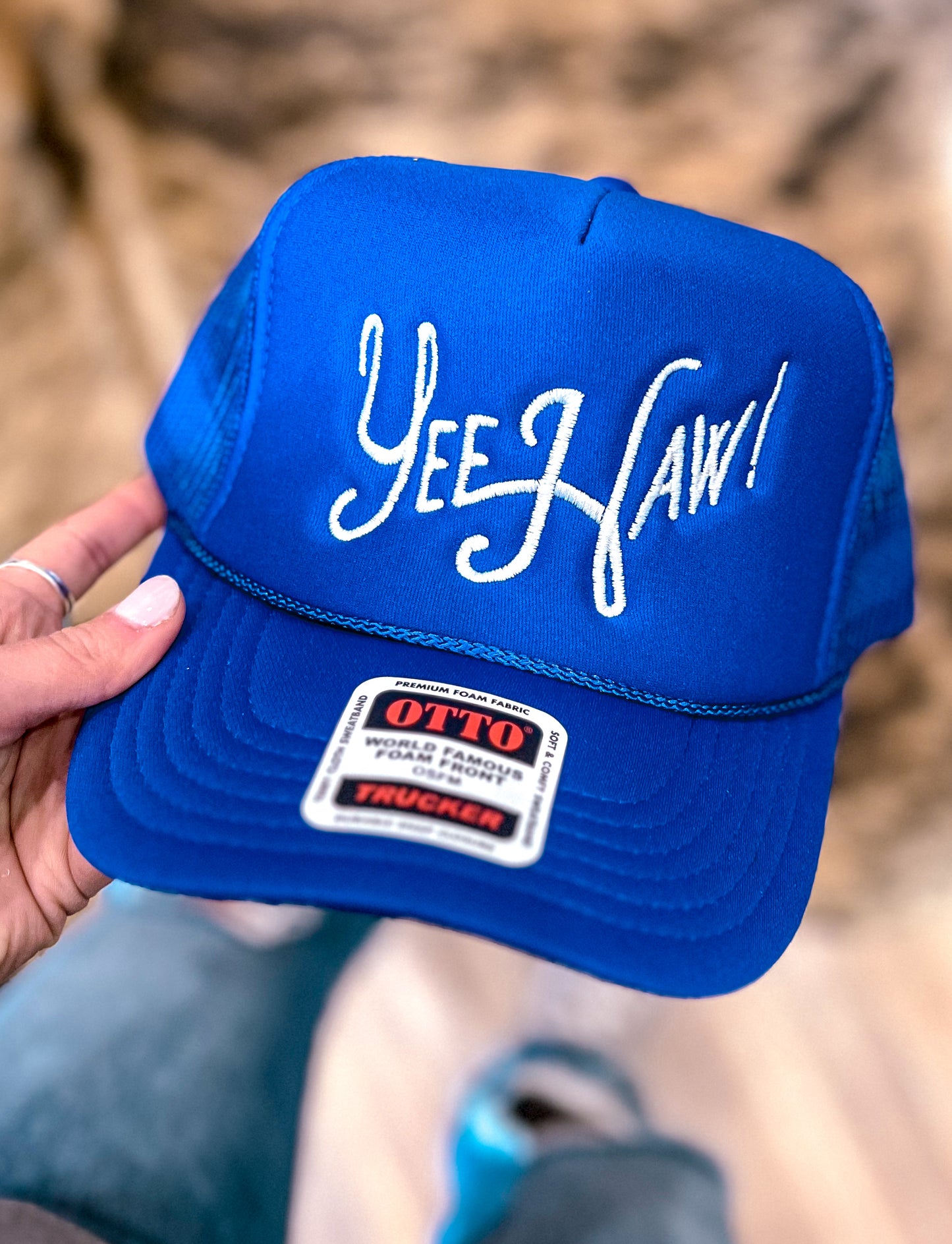 Yee Haw Trucker Hat *Blue
