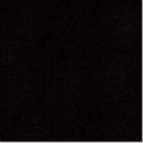 Solid Black Silk Wild Rag