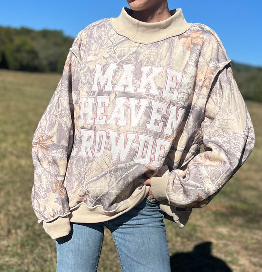 Make Heaven Crowded Mock-Neck *Camo