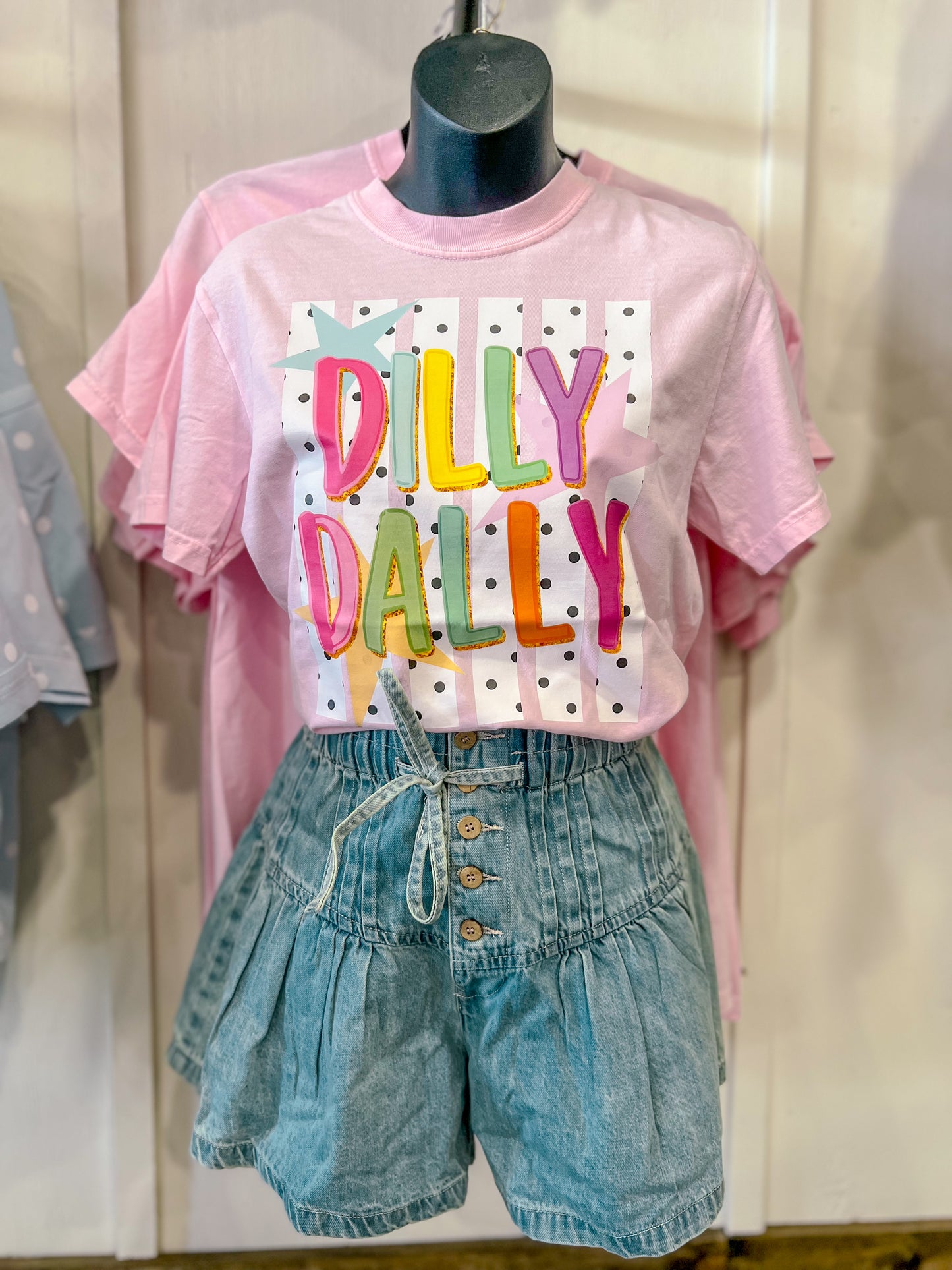 Dilly Dally Polka Dot CC Tee